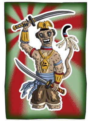 Suricate aux Katanas