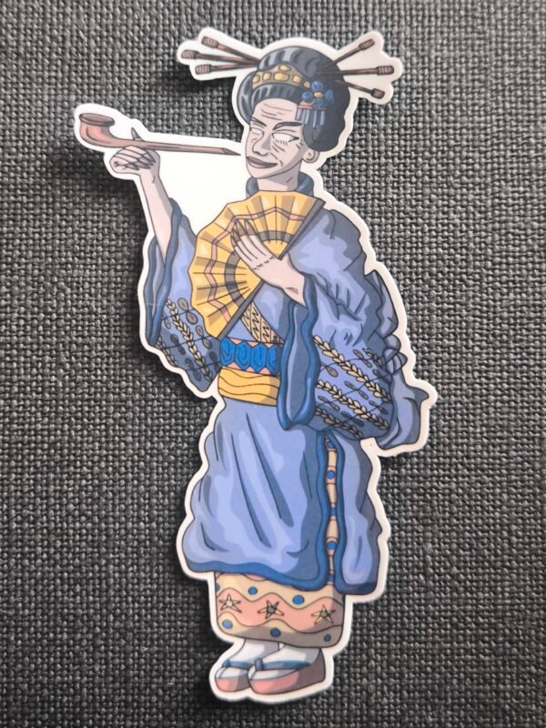 Geisha détendue